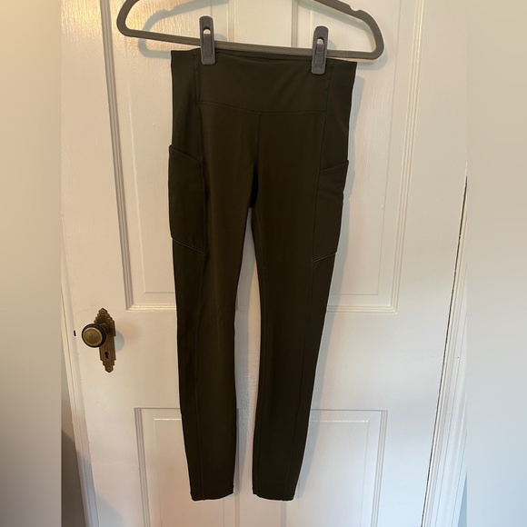 Lululemon Leggings | Fast & Free High-Rise Tight | Size: 4 | Color: Dark Olive - Picture 5 of 7